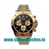 Replica Rolex Cosmograph Daytona 116503 JF Stainless Steel & Yellow Gold Black & Champagne Dial Swiss Valjoux  7750