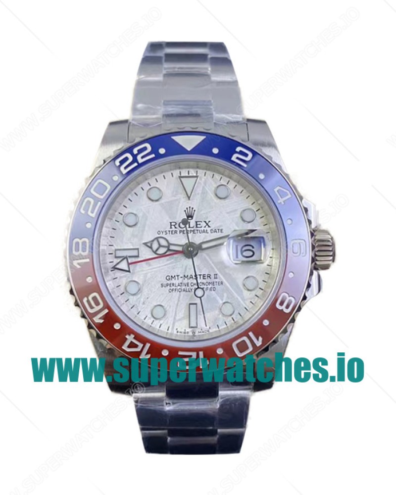 Replica Rolex GMT-Master II 126719BLRO C Factory Stainless Steel Meteorite Dial Swiss 3186 