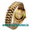 Replica Rolex Day-Date II 218238 41MM KW Yellow Gold Champagne Dial Swiss 3255