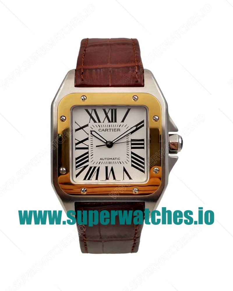 Cartier Replica Santos 100 W20107X7 - 39 x 39 MM